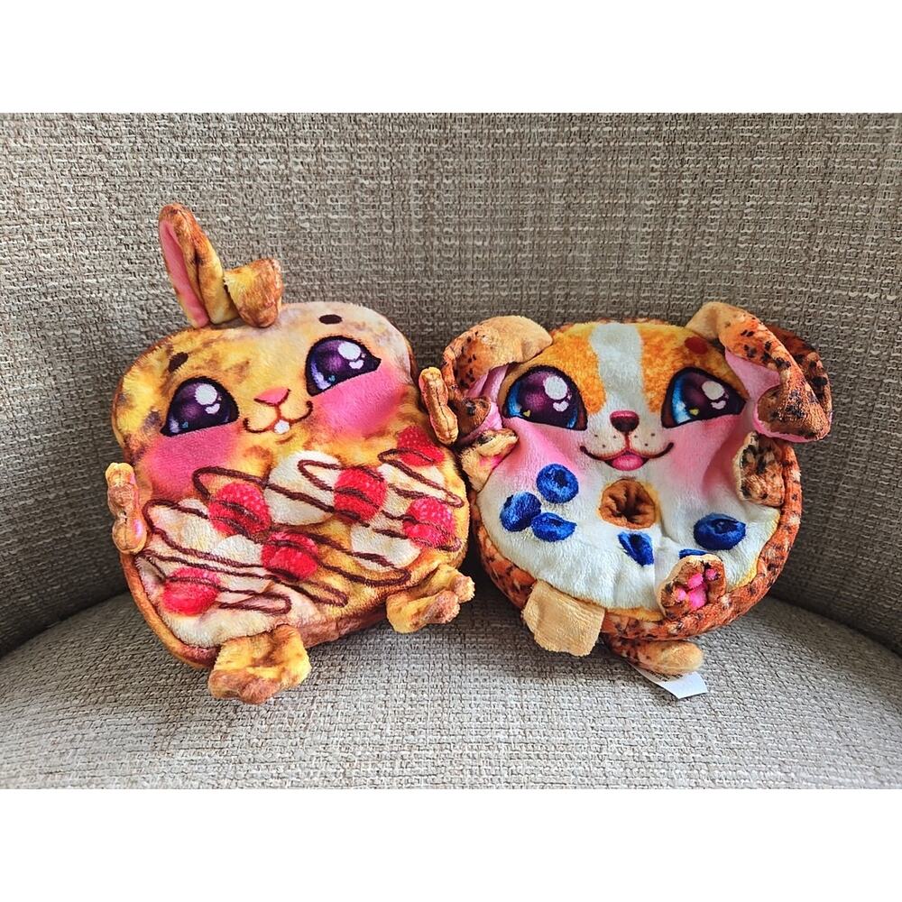 Cookeez Makery Toasty Treatz Scented Plush Pet Ultra Rare Bunny & Corgi